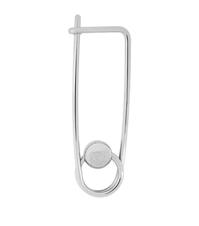 Loewe Silver-tone Safety Pin Charm