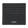 Loewe Simple Open Cardholder In Supple Grained Calf Leather In Black