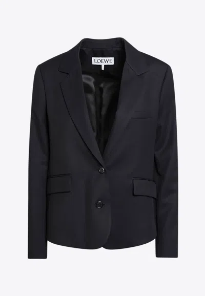 LOEWE SINGLE-BREASTED WOOL BLAZER