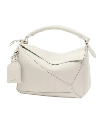 Loewe Single-handle Crossbody Bag In White