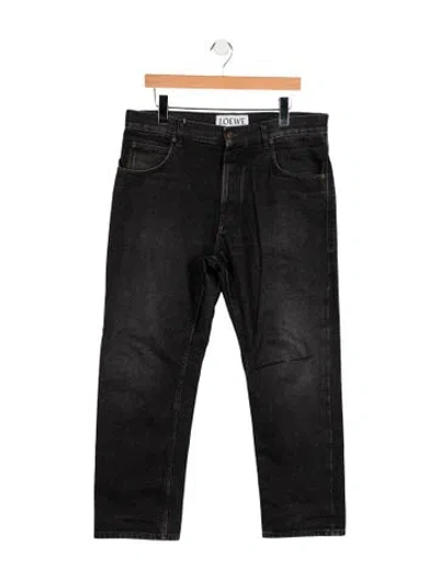 Pre-owned Loewe Skinny Jeans In Black