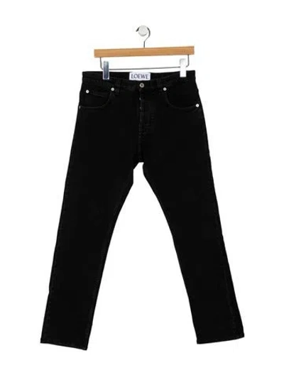 Pre-owned Loewe Skinny Jeans In Black