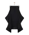 Loewe Skirt In Stretch Viscose In Black