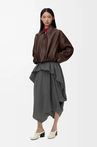 Loewe Skirt In Technical Cotton Size: 40 For Woman In Gray