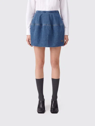 Loewe Skirt Woman Color Blue