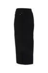 Loewe Deconstructed-design Midi Skirt In Black