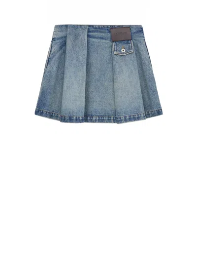 Loewe Skirts Denim In Blue