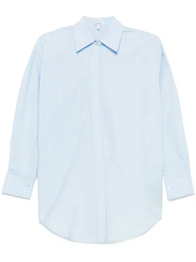 Loewe Sky Blue Cotton Shirt