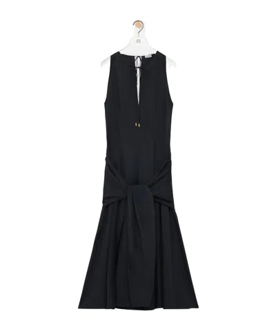 LOEWE WRAP DRESS IN COTTON