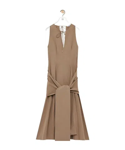 LOEWE LOEWE SLEEVELESS WRAP DRESS