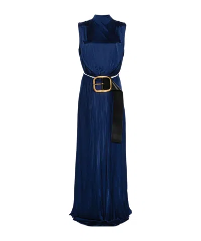Loewe Sleeveless Dress In Blue