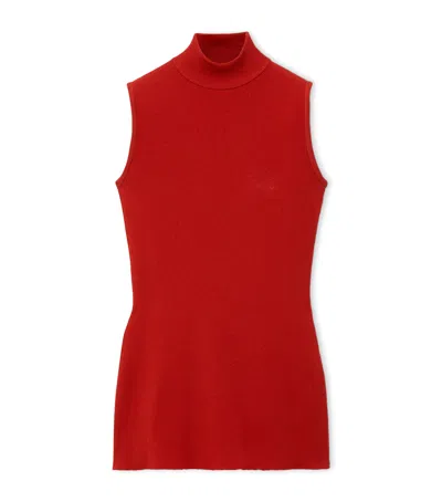Loewe Sleeveless Rollneck Top In Purple