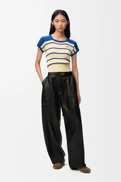 Loewe Sleeveless Sweater In Cotton And Wool Size: L For Woman In Multi