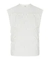 Loewe Sleeveless Sweater In White