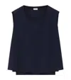 LOEWE SLEEVELESS TRAPEZE SWEATER