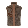 Loewe Sleeveless Wool Jacket In Brown