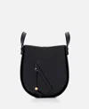 Loewe Slice Hammock Leather Bag In Black