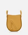 Loewe Hammock Slice Bag In Shiny Calfskin In Brown