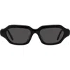 Loewe Slim 51mm Rectangular Sunglasses In Black