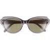 Loewe Slim 53mm Round Sunglasses