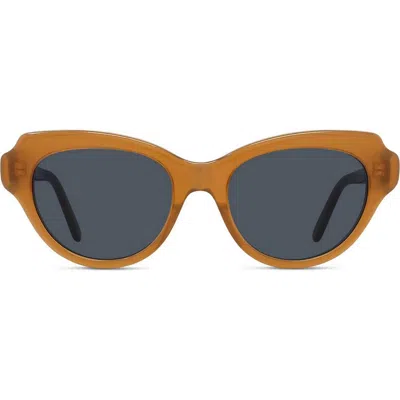 LOEWE LOEWE SLIM 53MM ROUND SUNGLASSES
