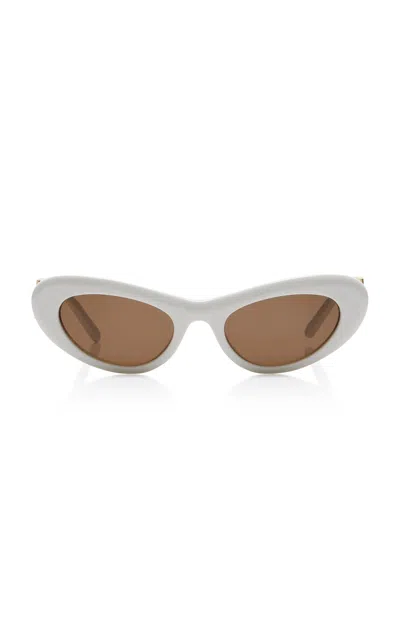 Loewe Slim Acetate Cat-eye Sunglasses In Brown