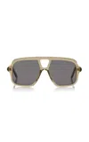 Loewe Slim Aviator-frame Acetate Sunglasses