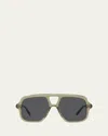 Loewe Slim Aviator-frame Acetate Sunglasses