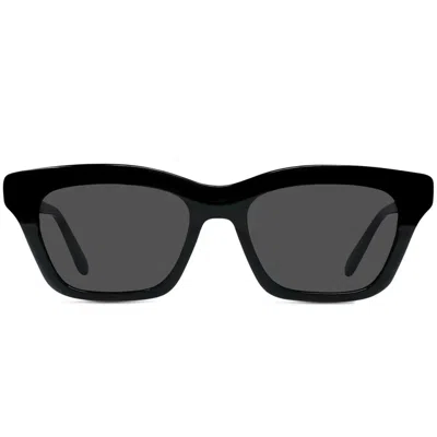 Loewe Slim Black Square Sunglasses