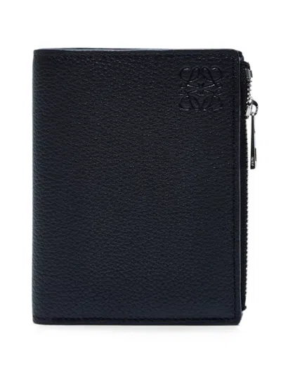 Loewe Slim Compact Wallet In Black