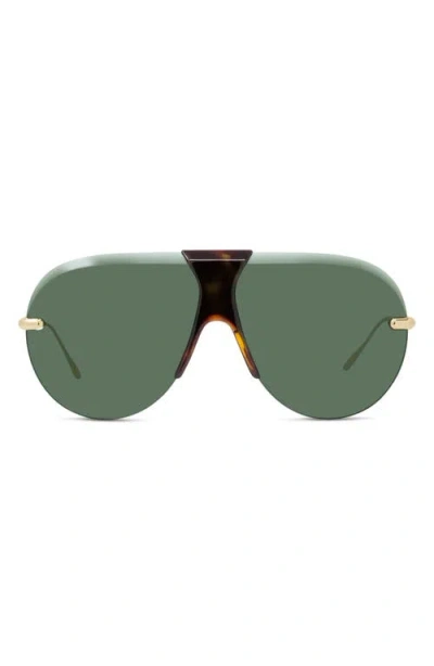 Loewe Slim Pilot Sunglasses In Green