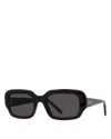 Loewe 51mm Rectangular Sunglasses In Black/smoke