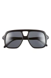 Loewe Slim Rectangular Sunglasses In Black