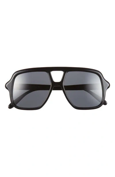 Loewe Slim Rectangular Sunglasses In Black