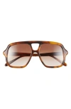 Loewe Slim Rectangular Sunglasses In Brown