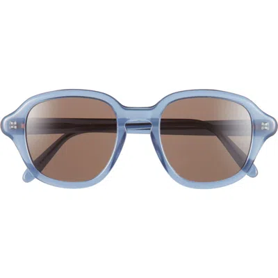 Loewe Slim Round Sunglasses In Blue