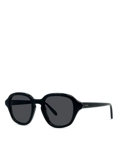 Loewe Slim Round Sunglasses, 50mm