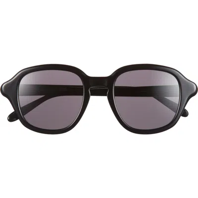 Loewe Slim Round Sunglasses In Black