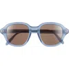 Loewe Slim Round Sunglasses In Blue