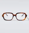 Loewe Slim Square Glasses In Brown