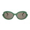 Loewe Lw40147i Slim 96e Verde Lucido Lucido Sunglasses