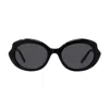 Loewe Lw40147i Slim 01a Nero Sunglasses In Yellow