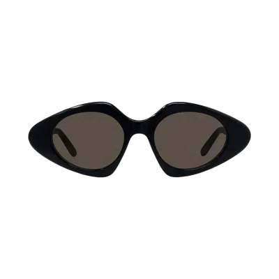 Pre-owned Loewe Slim Sunglasses 'shiny Black/brown' | Men's Size 50