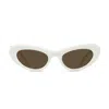 Loewe White Cocktail Sunglasses In White
