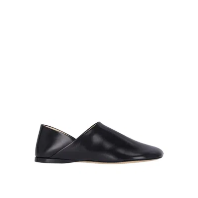 Loewe Toy Smooth-leather Slippers In Black