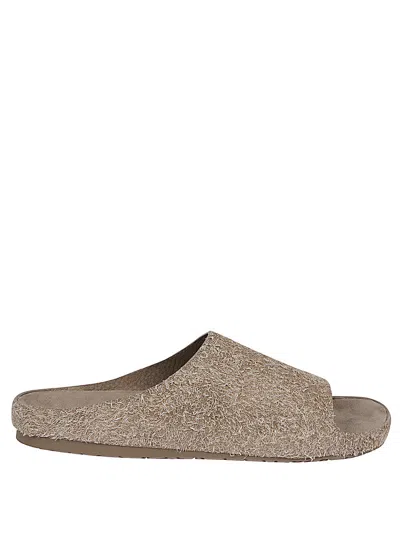 Loewe Slipper With Logo In Neutral