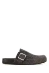 Loewe Mud Suede Ease Buckle Slippers