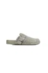 Loewe Textured Surface Slip-on Slippers In Neutral