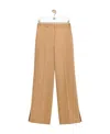 Loewe Slit Casual Pants In Nude