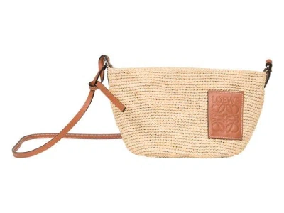 Loewe Slit Pochette Handbag In Brown